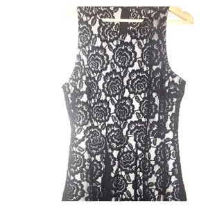 Black & White lace dress